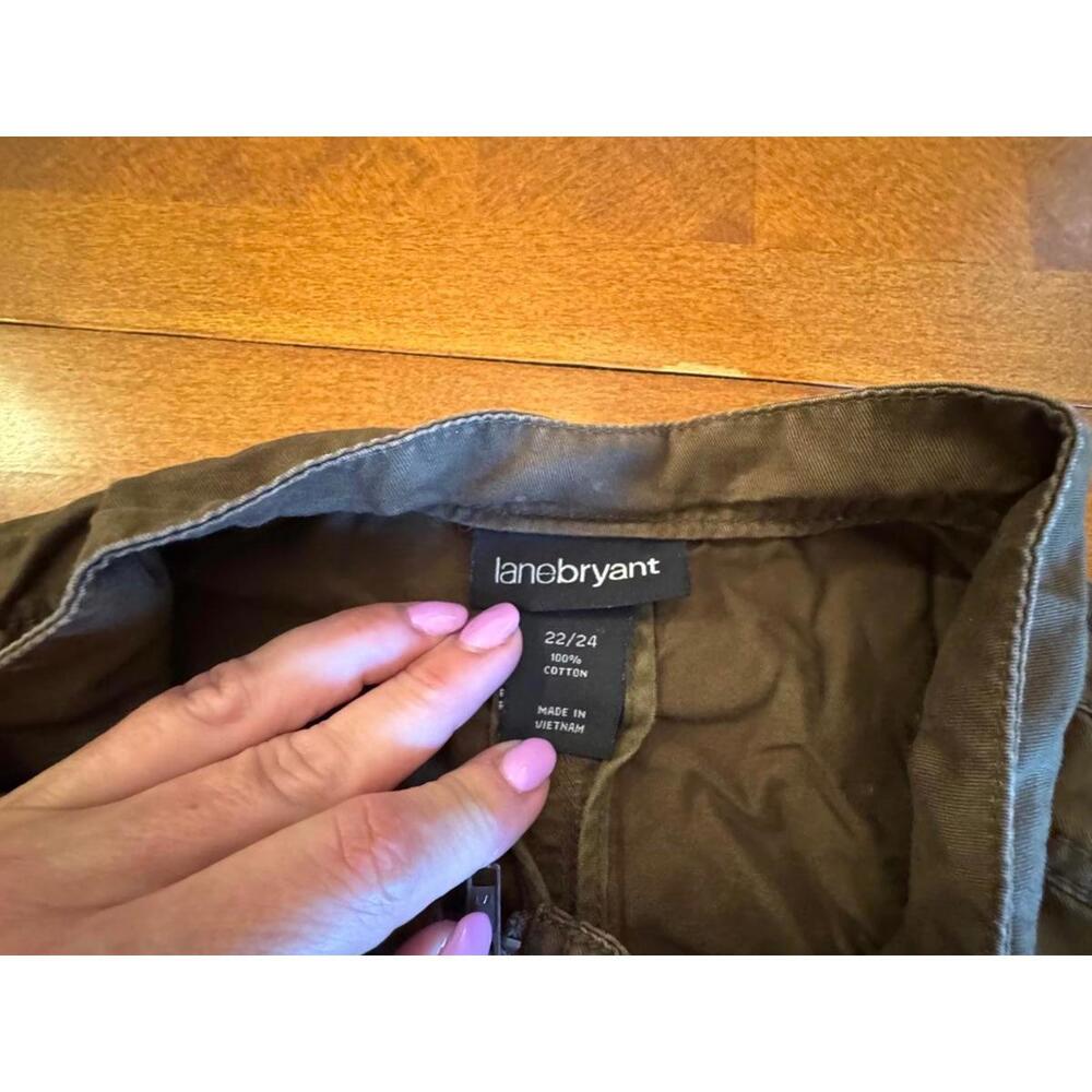 Lane Bryant Women's Casual Olive Green Jacket - Size 22/24 - Picture 4 of 5